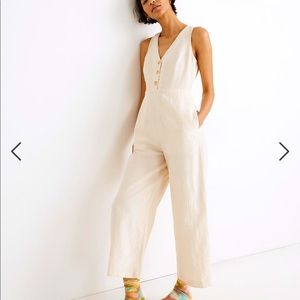 NWT Madewell Linen-Blend Jumpsuit
